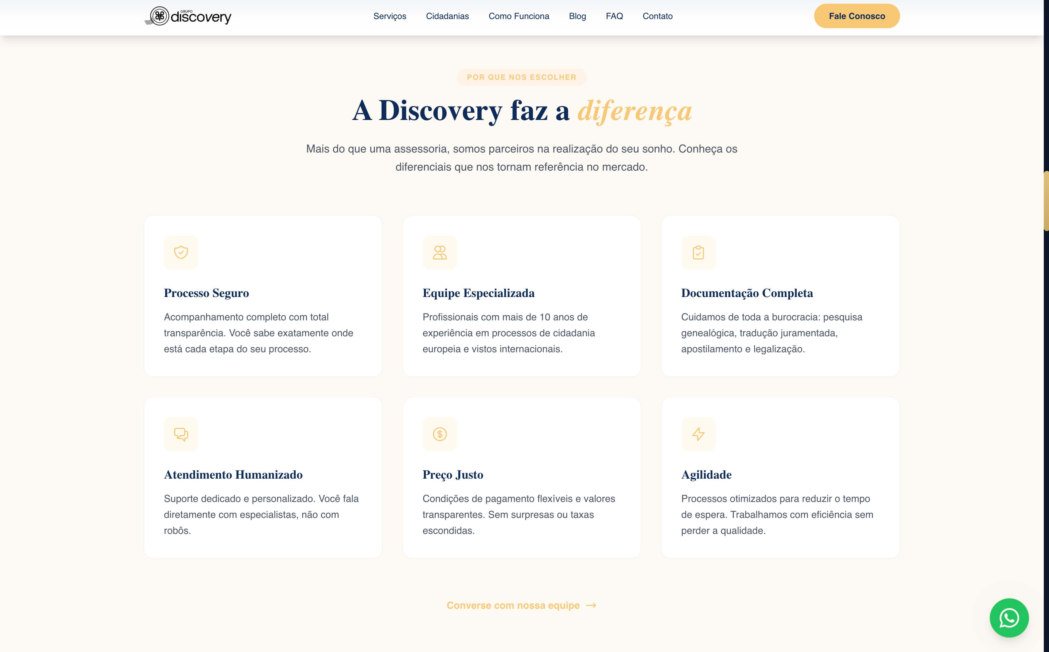 Seis diferenciais da Discovery